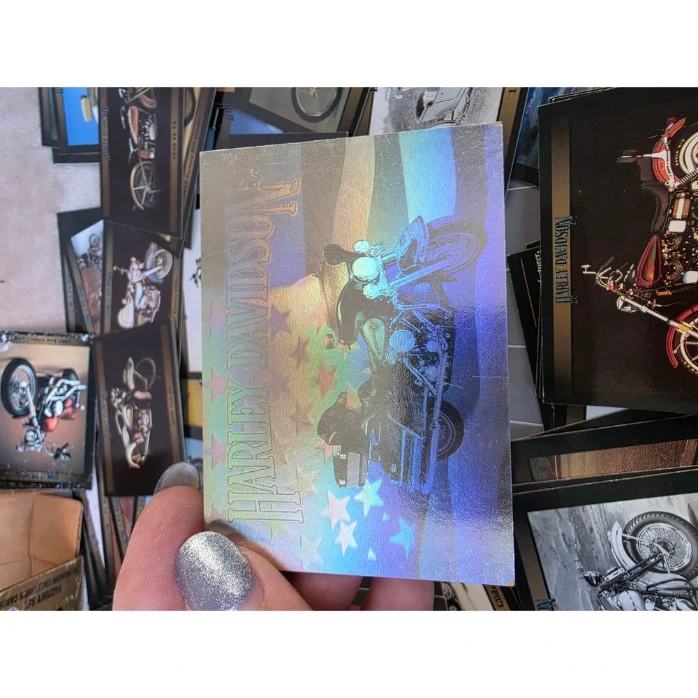 Vintage 1992 Harley-Davidson Series I Factory Set 100 Collector Cards Hologram